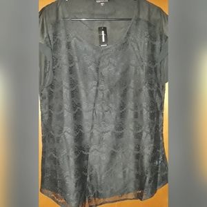 Express Black Blouse